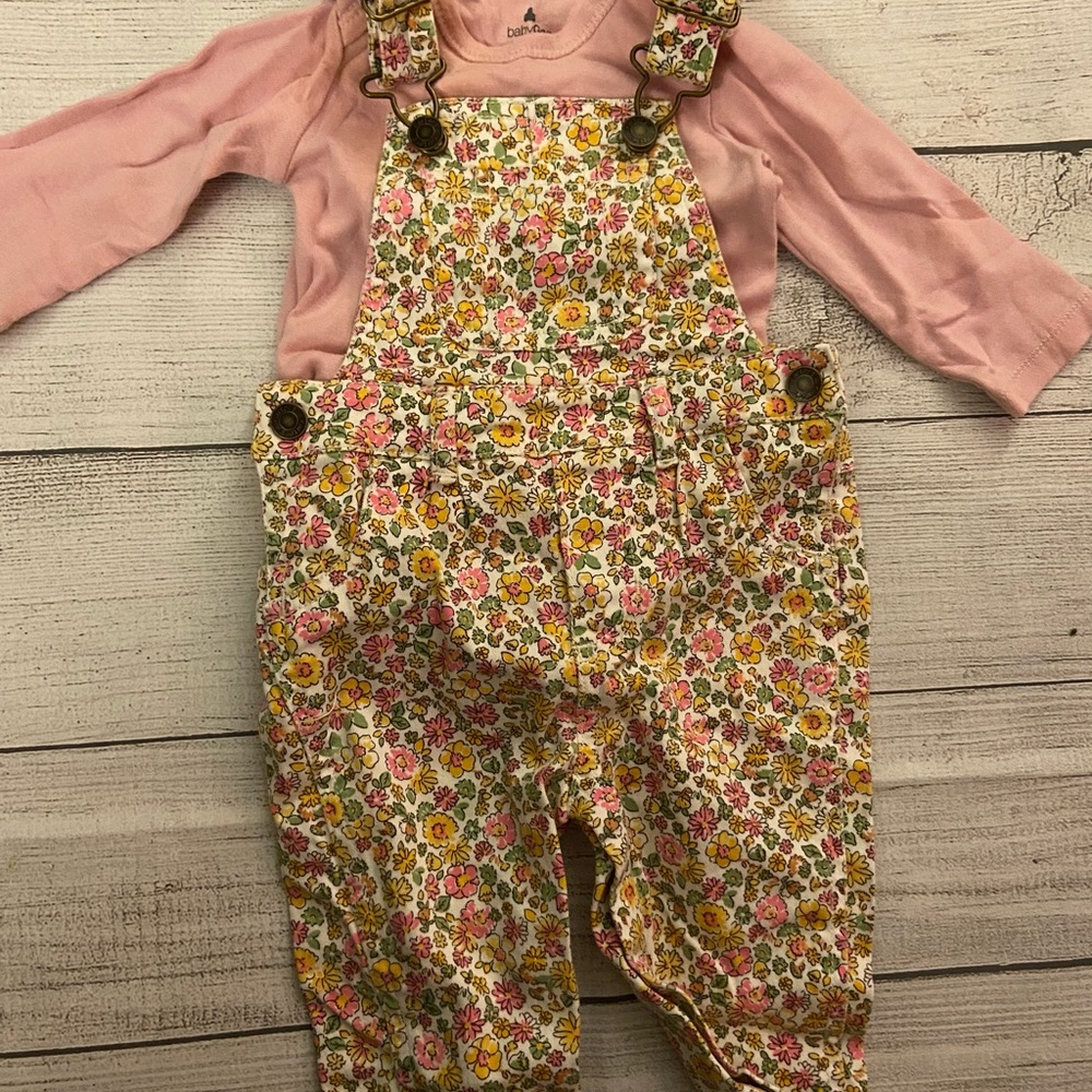 Overalls and onesie